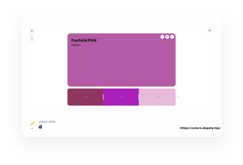 Features of Dopely's color mixing free tool 